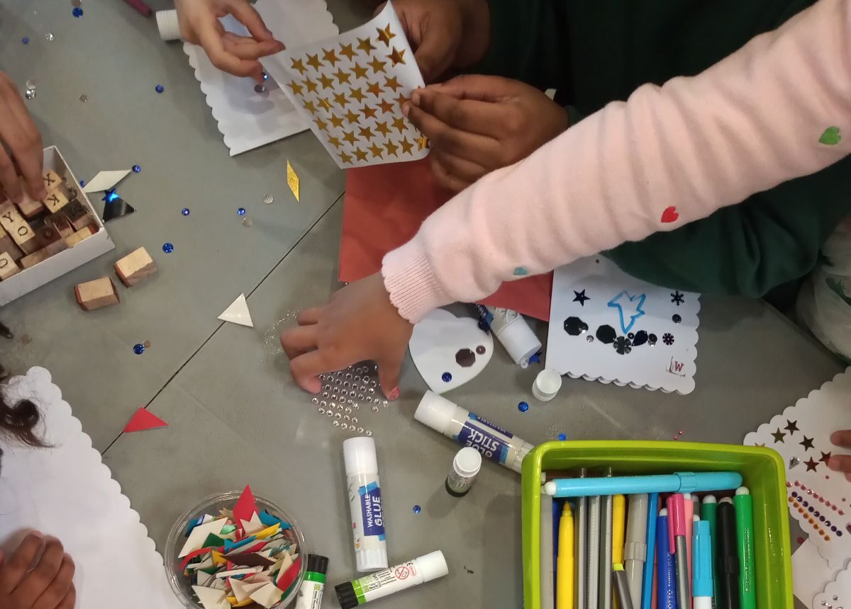 Lots of different craft materials