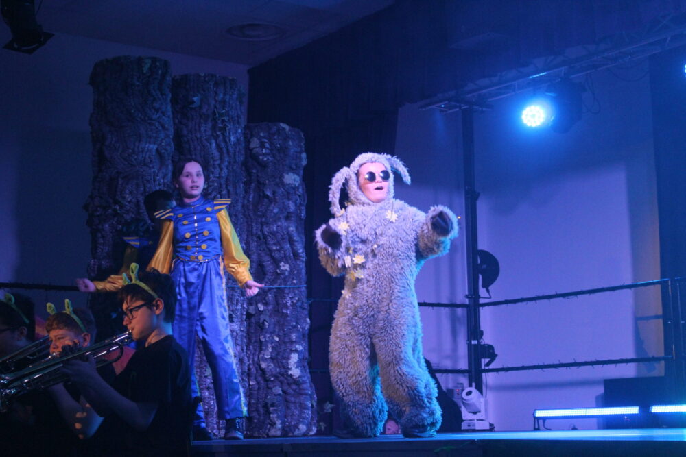 A performance of Shrek the Musical