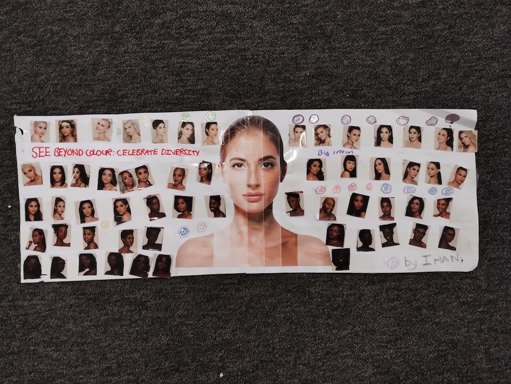 A poster with lots of headshots of different women of different races